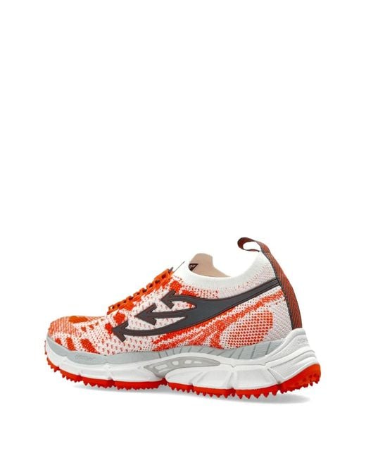 Off-White c/o Virgil Abloh Red Be Right Back Low-Top Sneakers
