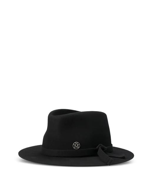 Maison Michel Black André Hut Mit Schleife