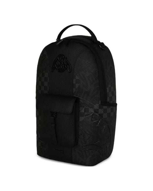 Sprayground Black 3Am Mix Up V2 Backpack for men