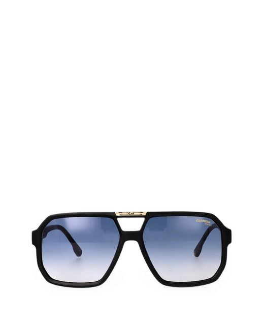 Tommy Hilfiger Blue Geometric-Frame Sunglasses for men