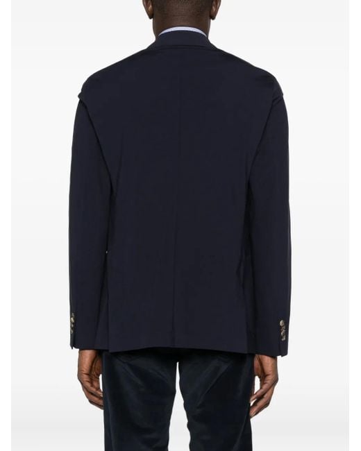 Blazer con bolsillos de parche Sand de hombre de color Blue