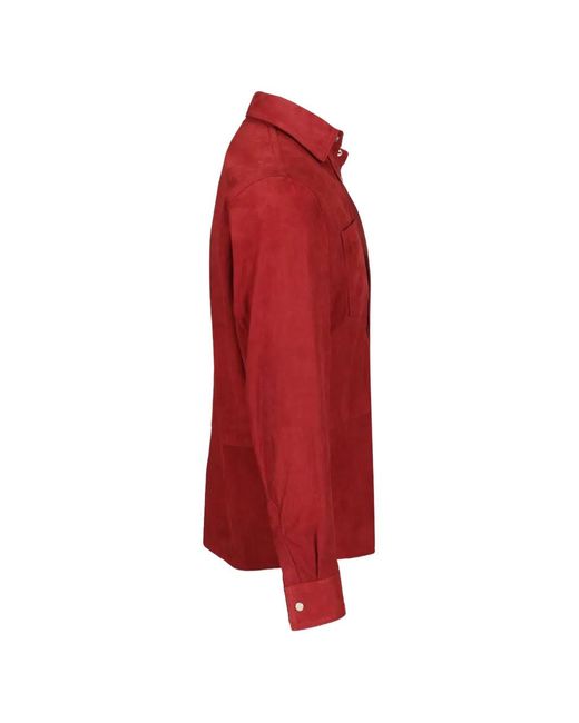 Barba Napoli Red Pocket Jacket for men