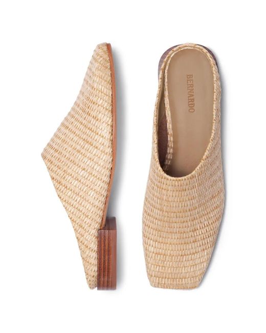 Bernardo Pink Porto Woven Mules