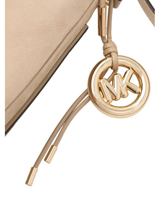 MICHAEL Michael Kors Natural Nolita Logo-Plaque Shoulder Bag