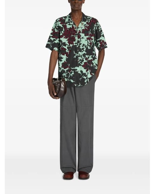 Dries Van Noten Brown Leather Clogs for men