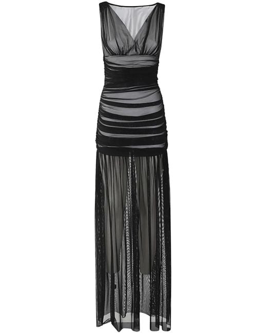 Norma Kamali Black Tara Pickleball Gown