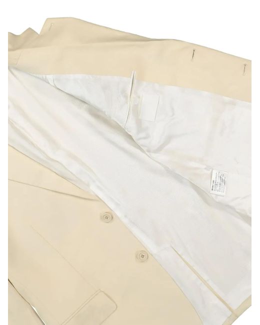 Helmut Lang Natural Single-Breasted Blazer for men