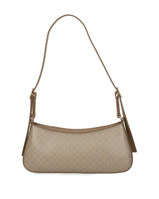 Calvin Klein Metallic Monogram Shoulder Bag