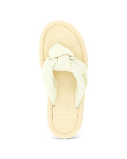 Havaianas Natural Over Puffed Up Flip Flop