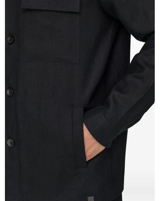 Boggi Blue Link Shacket for men