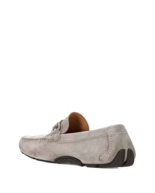 Mocassini Gancini di Ferragamo in Gray da Uomo