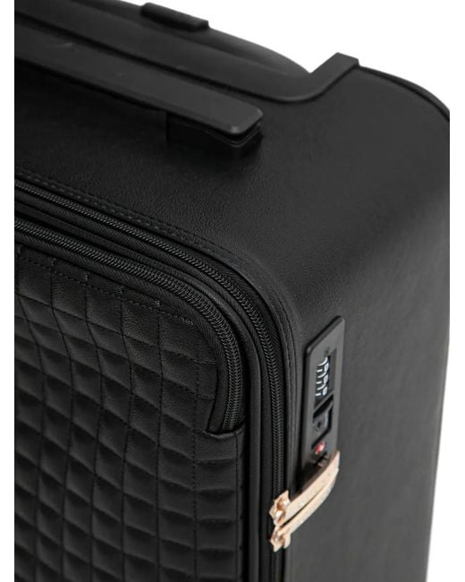 Guess Black Petit Sac De Voyage Nadira À Design Matelassé