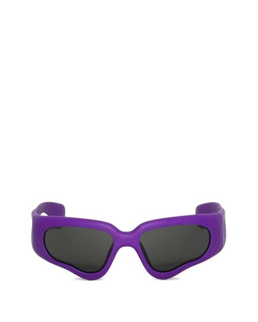 Mykita Purple Serum Geometric Sunglasses for men