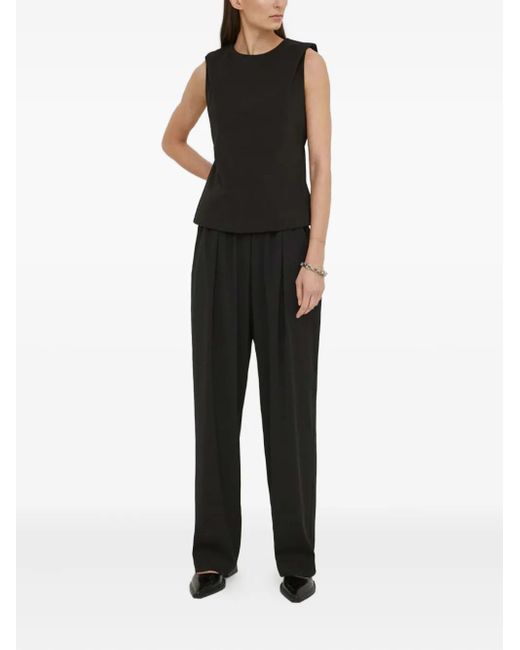 Samsøe & Samsøe Black Pleated Palazzo Pants