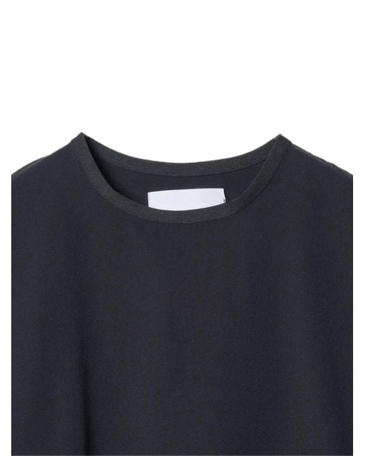 Yoshio Kubo Blue Crew-Neck T-Shirt for men