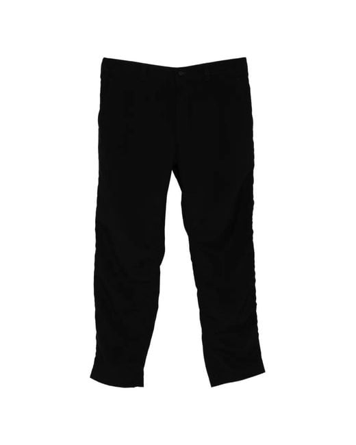 Comme des Garçons Black Wool Trousers for men