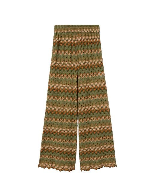 LaDoubleJ Green Palazzo Pants