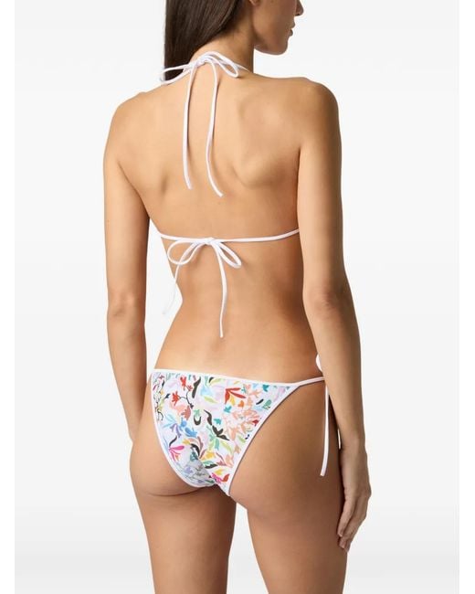 Bikini Con Estampado Floral Missoni de color White