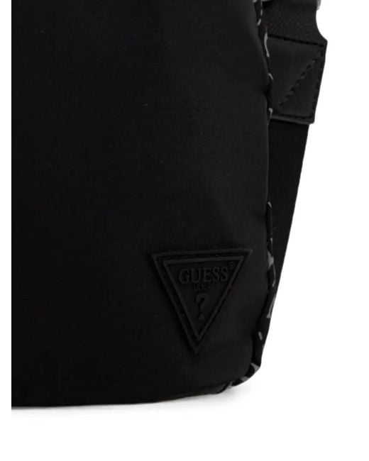 Borsa Messenger Berlin di Guess in Black da Uomo