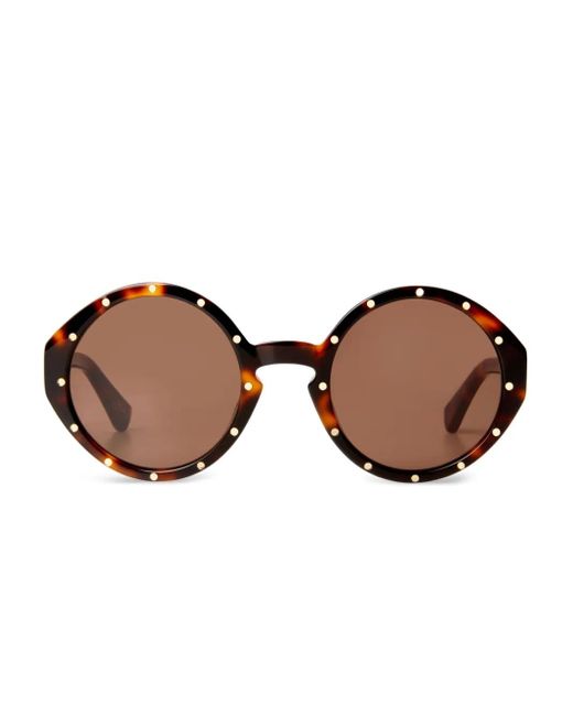 Temperley London Brown The Florence Sunglasses