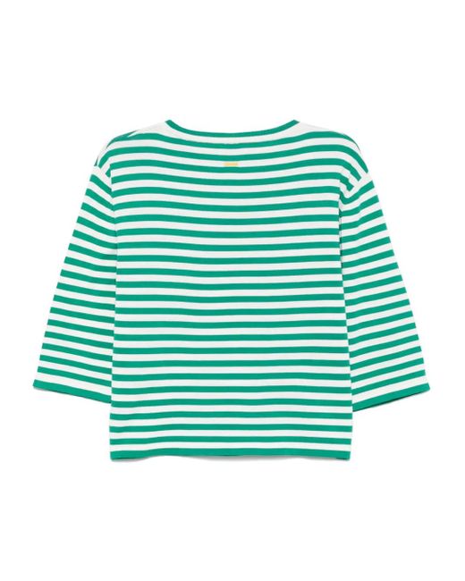 Aspesi Green Striped Top