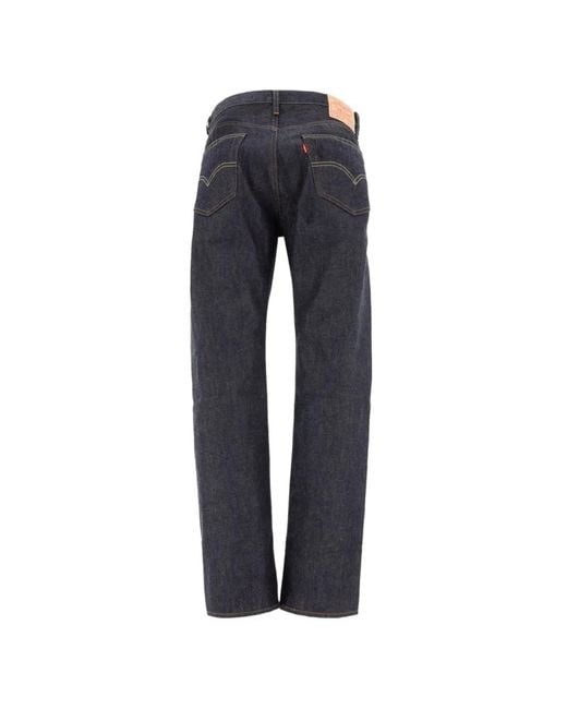 Levi's Blue Logo-Patch Jeans for men