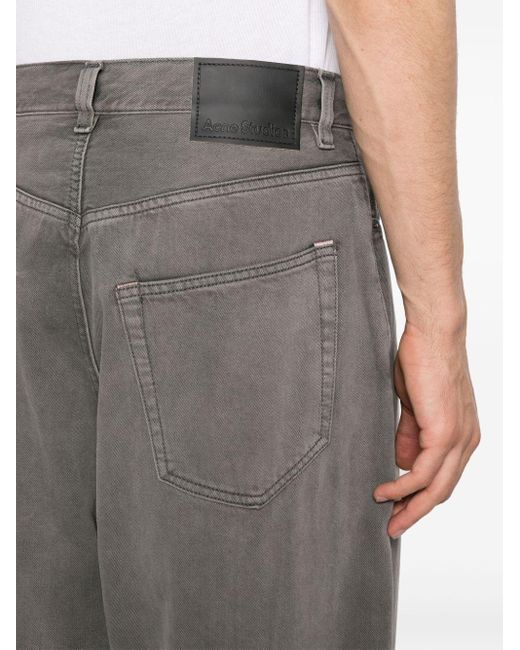 Acne Halbhohe 2023M Wide-Leg-Jeans in Gray für Herren