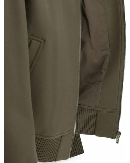 Rick Owens Green Draculaflight Bomber Jacket for men