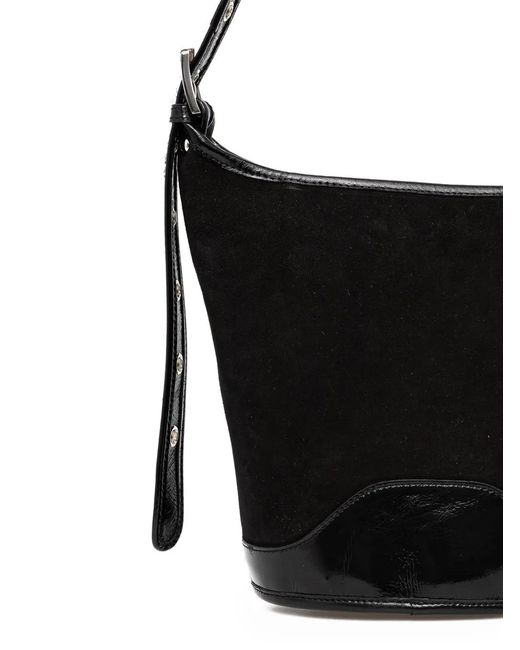 IRO Black Mini Studded Tote Bag