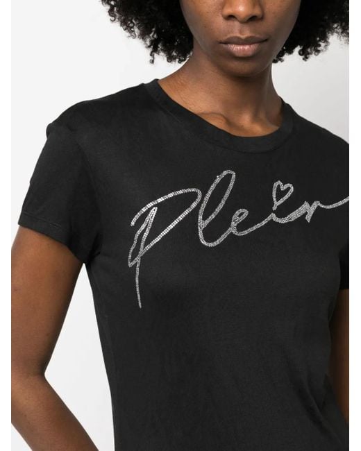 Philipp Plein Black Sexy Pure Fit Crew-Neck T-Shirt