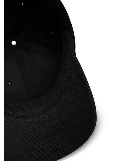Vans Black Logo-Embroidered Bow-Detail Hat
