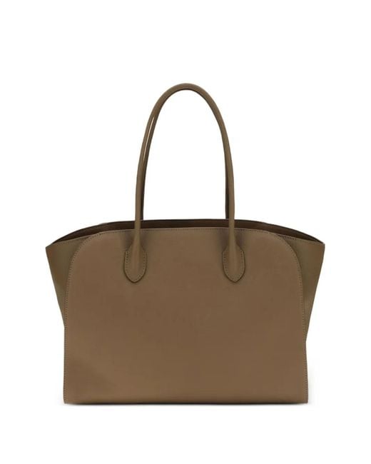 The Row Brown Marlo 14 Bag