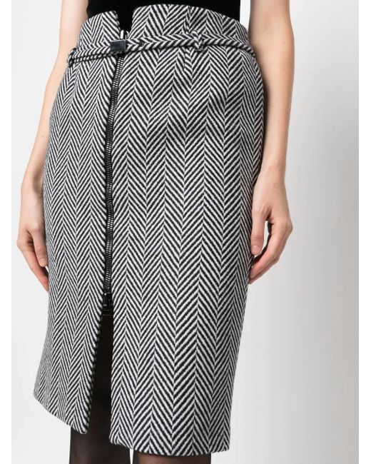 Tom Ford Gray Pencil Skirts