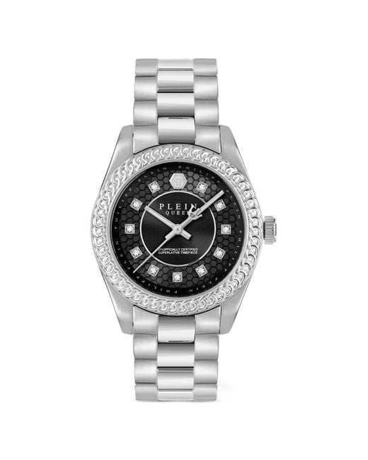 Philipp Plein Gray Queen Supreme 36Mm Watch