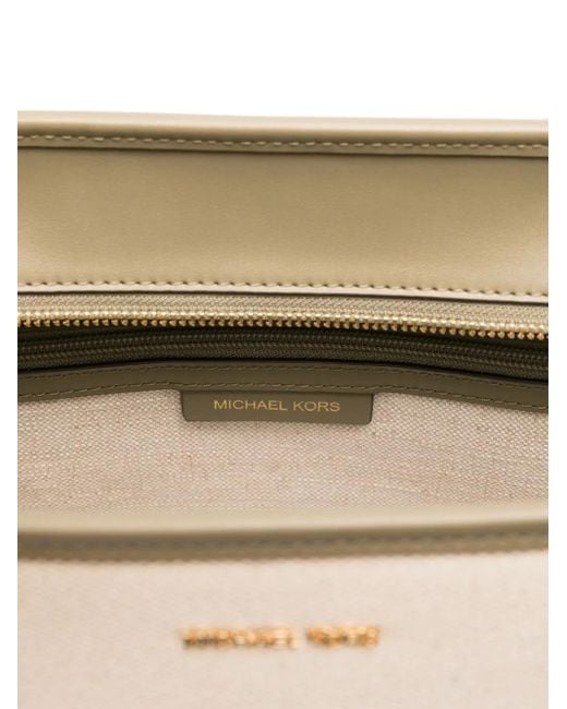 Michael Kors White Moore Tote Bag