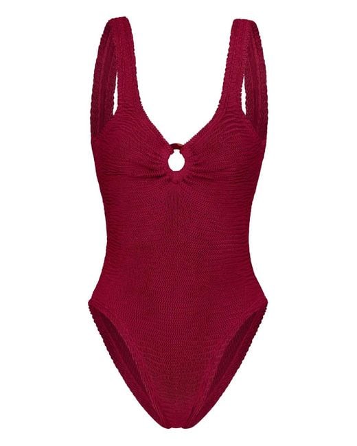 Paramidonna Romana リングディテール ワンピース水着 Red