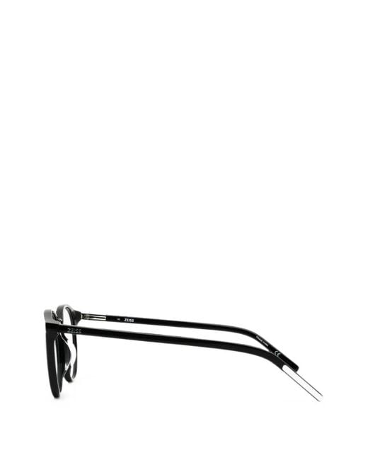 Zeiss White Round-Frame Glasses for men