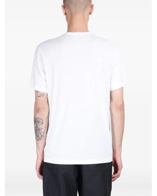 James Perse White Cotton T-Shirt for men