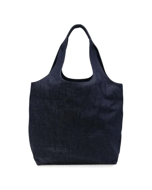 A.P.C. Blue Ninon Tote Bag