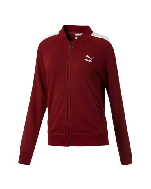 PUMA Red Striped Track Jacket