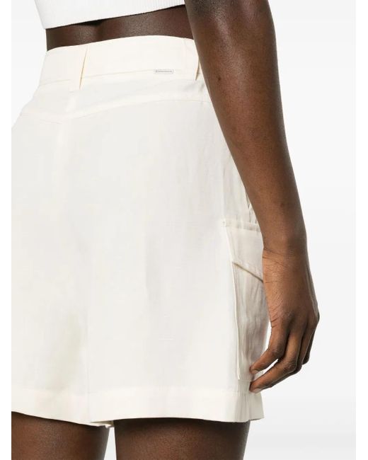 Woolrich White Shorts Cargo