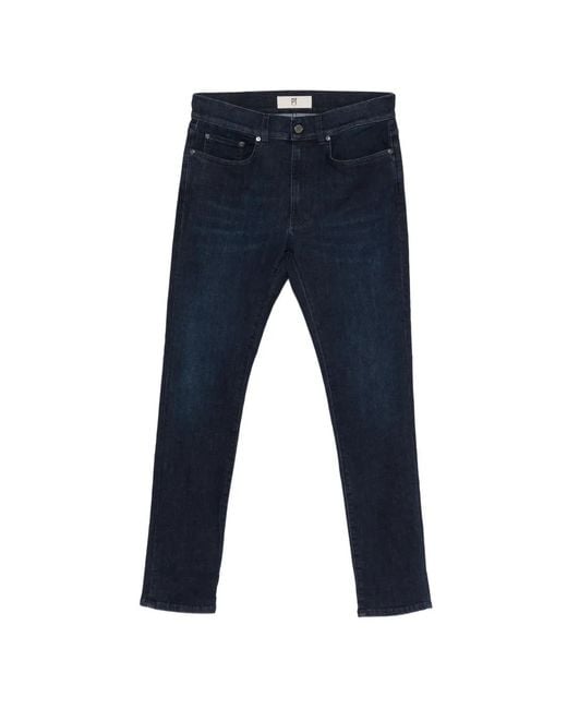 PT Torino Blue Mick Straight-Leg Jeans for men