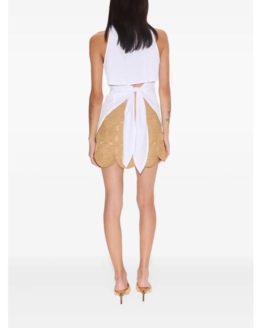 Simon Miller Natural Beep Beep Mini Skirt