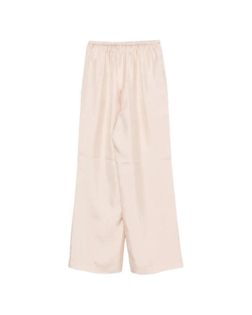 Rohe Pink Drawstring-Fastening Trousers