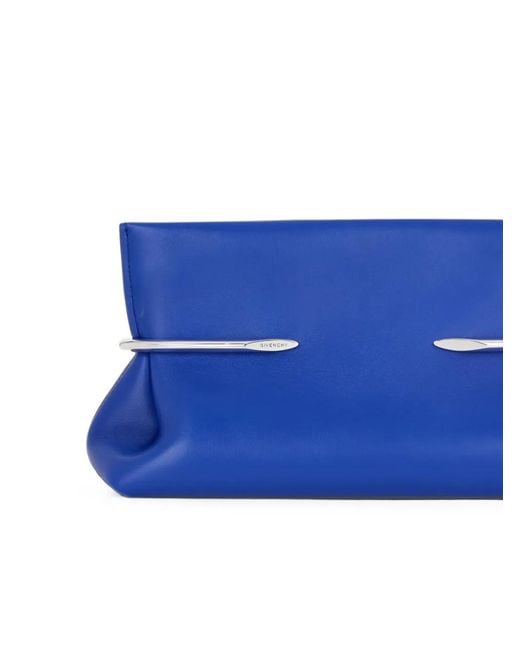 Clutch Pinch Soft Piccola di Givenchy in Blue