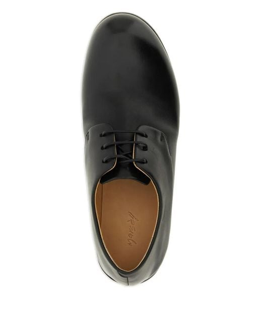 Marsèll Black Rounded Toe Derby Shoes for men