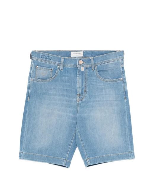 Jacob Cohen Blue Nicolas Denim Shorts for men