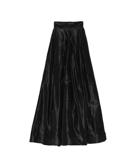 Naeem Khan Black Taffeta Ball Skirt
