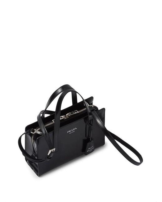 Borsa a mano Re-Edition 1995 in pelle nera di Prada in Black