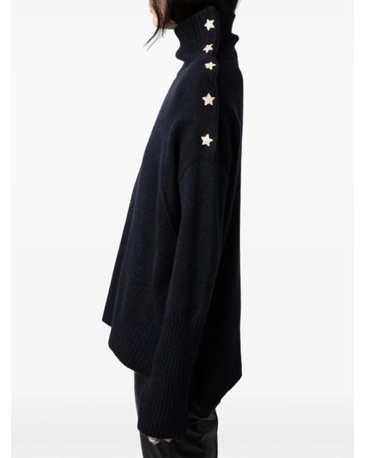 Jersey Alma Bijoux Zadig & Voltaire de color Blue